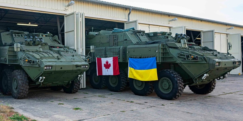 Канадські бронемашини LAV 6.0 ACSV відправлені в Україну