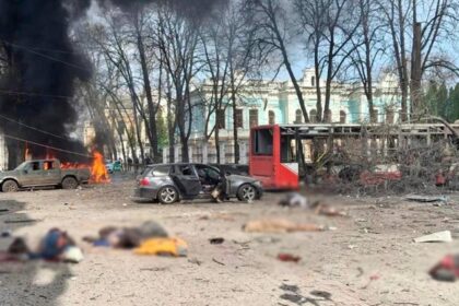 У мережі показали кадри з церкви у Сумах під час російського удару
