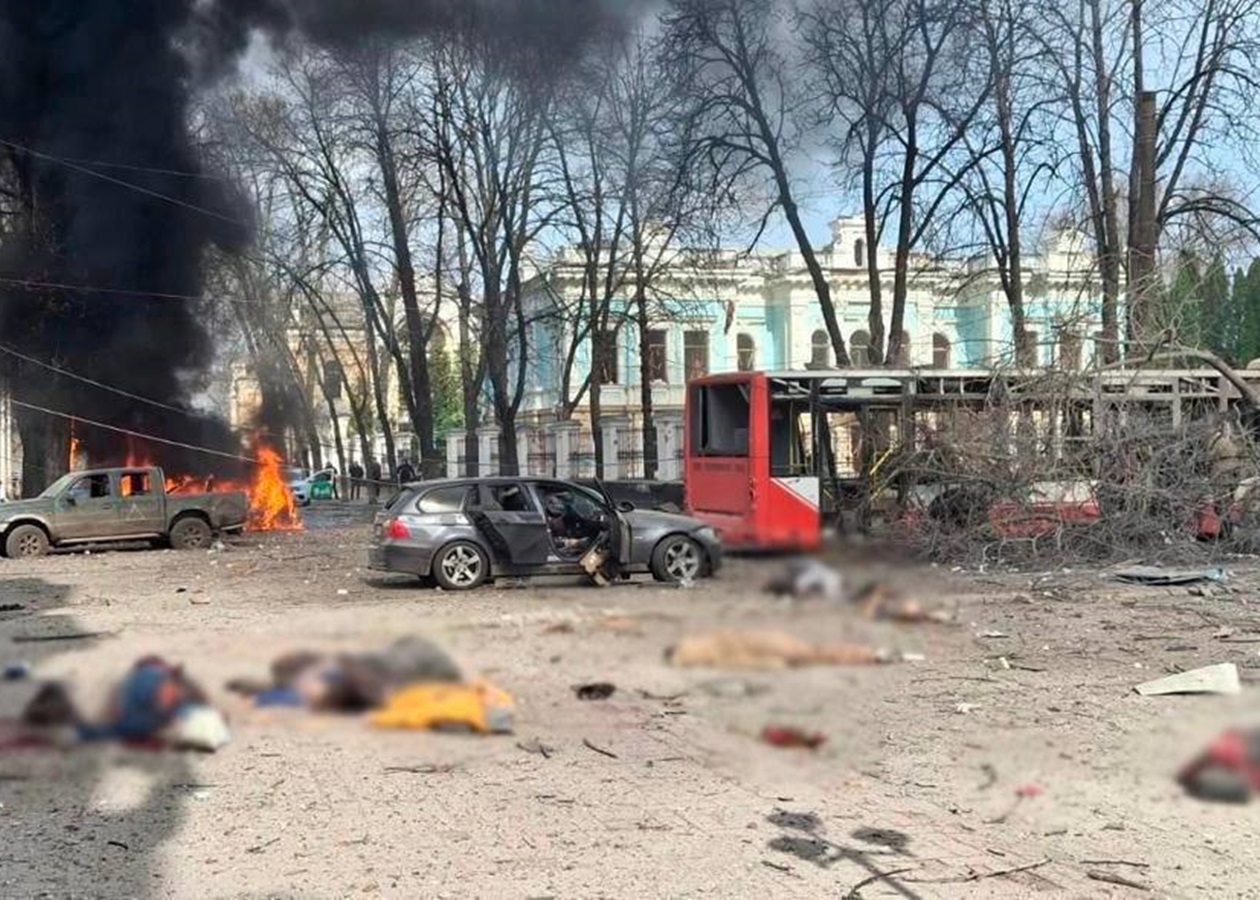 У мережі показали кадри з церкви у Сумах під час російського удару