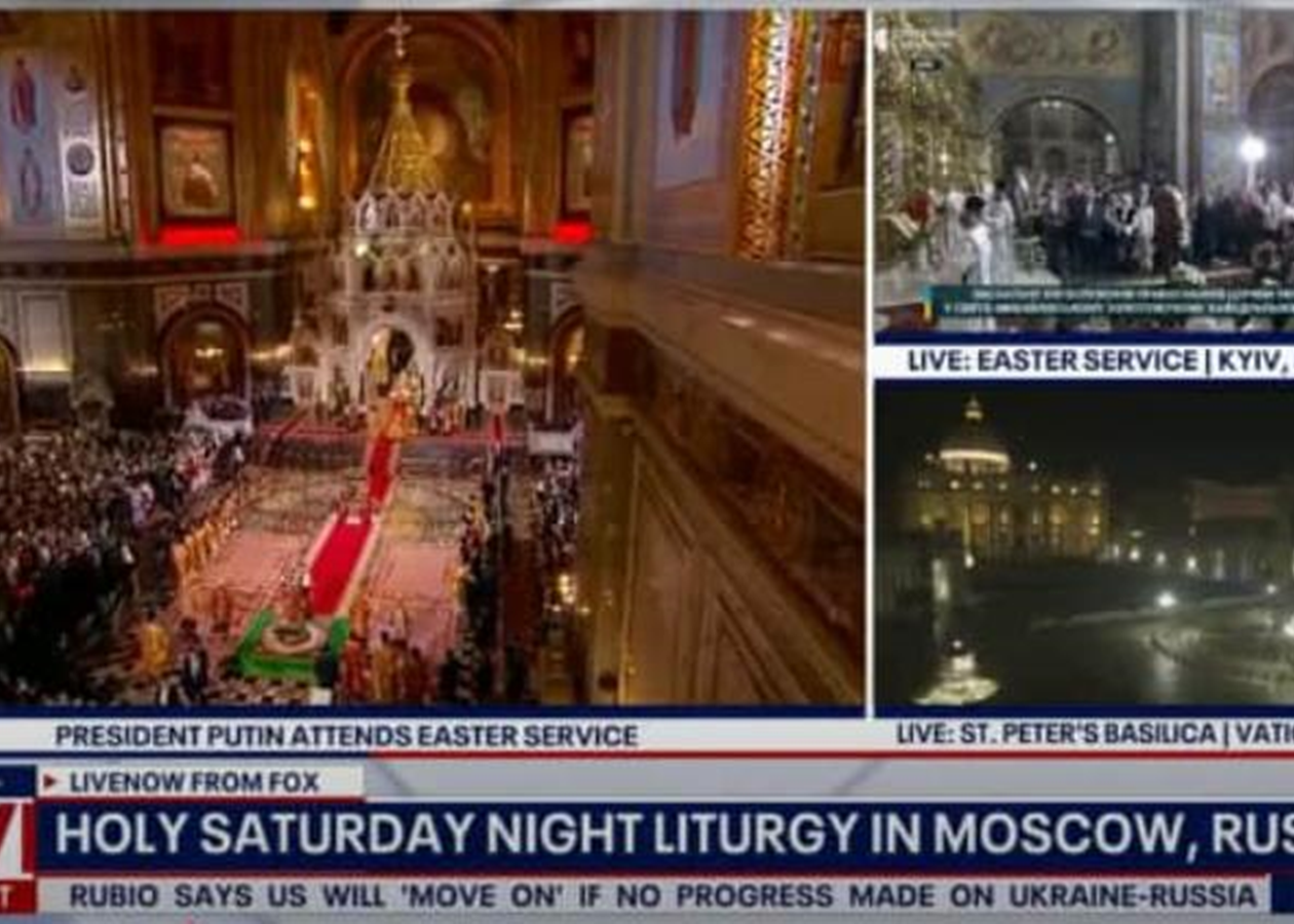 Телеканал Fox News назвав Київ "російським" під час трансляції богослужінь