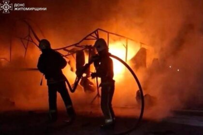 Атака дронів на Житомир: з'явилися фото наслідків