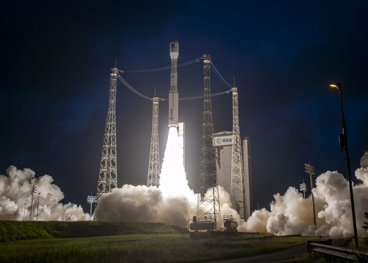 Європейська ракета Vega-C запустила на орбіту науковий супутник