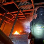Ворог вдарив по Черкасах: горить гуртожиток