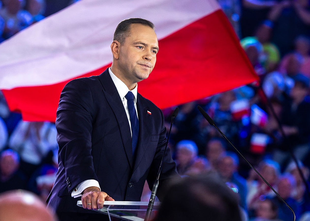 Кандидат у президенти Польщі втрапив у скандал через жест на дебатах