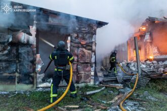 ДСНС показали наслідки удару РФ по Харкову