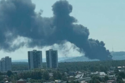 У російській Казані спалахнула потужна пожежа