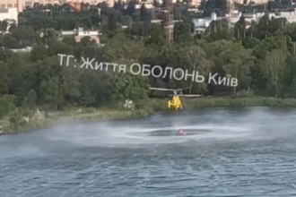 У Києві залучили гелікоптер на усунення наслідків