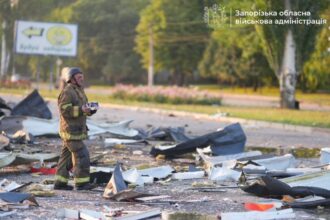 Запоріжжя атакували 13 дронів: фото наслідків