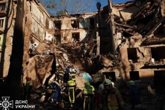 З'явилися кадри ударів Росії по Києву