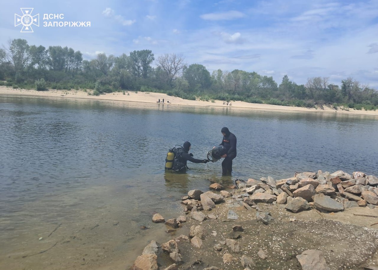 На Запоріжжі водолази-сапери знищили бойову частину Шахеда