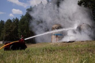 У ДСНС з'явився український робот-пожежник