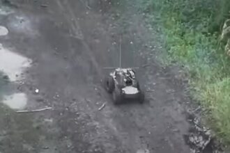 ГУР показало, як наземний робот Лють знищує росіян