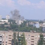 Соцмережі заявили про "приліт" в центрі Донецька