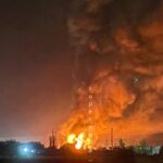 У РФ після удару БПЛА палає нафтобаза – соцмережі