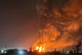У РФ після удару БПЛА палає нафтобаза – соцмережі