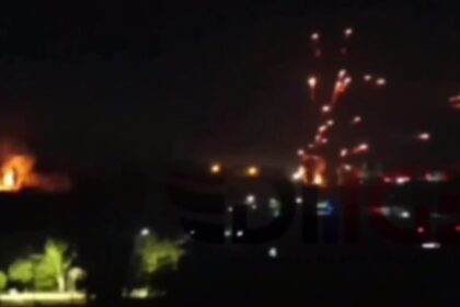Окуповане Єнакієве під атакою БПЛА